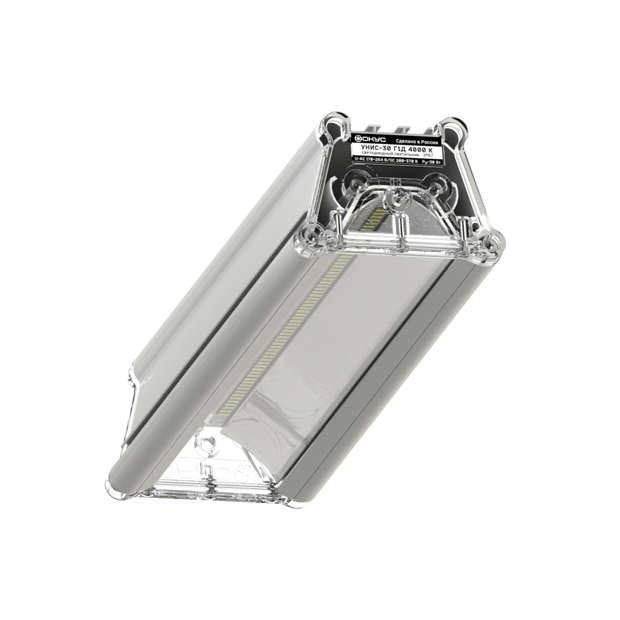 Светильник светодиодный УНИС-30 Д IP67 4000К оконечный крепление скоба матов. ФОКУС UNIS0-030D0DDF13F06000