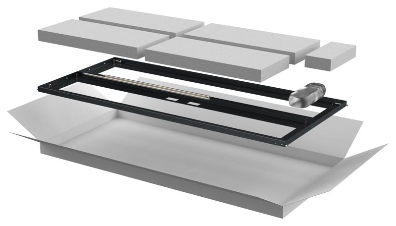 Дверь двустворчатая для шкафа LINEA N 24U 600мм перфорир. черн. ITK LN05-24U6X-D2P