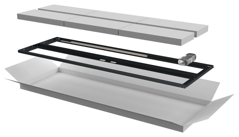 Дверь двустворчатая для шкафа LINEA N 33U 600мм перфорир. черн. ITK LN05-33U6X-D2P