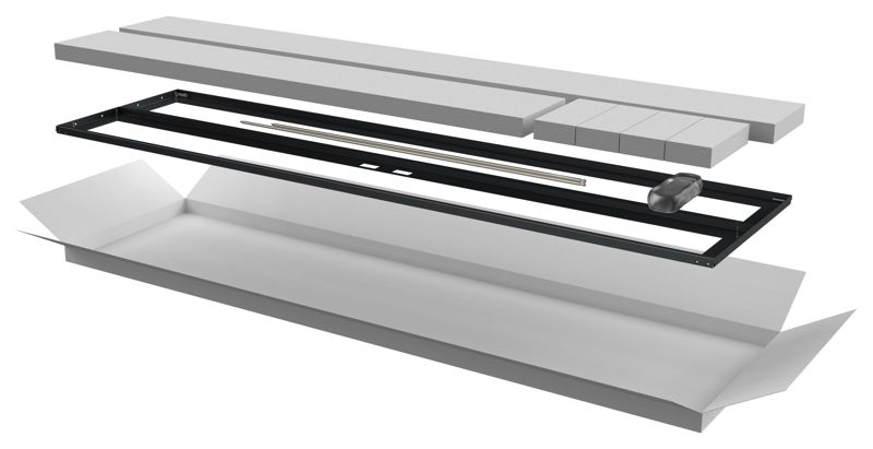 Дверь двустворчатая для шкафа LINEA N 42U 600мм перфорир. черн. ITK LN05-42U6X-D2P