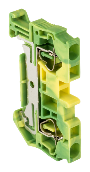 Колодка клеммная ST-2.5 земля пружинная EKF plc-jxb-st-2.5-pen