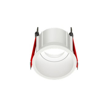 Рамка для модульного светильника FLEX 50 03 85х65 круглая встраив. утопленная поворотная RAL 9010 VARTON V1-R0-00435-10005-2000000