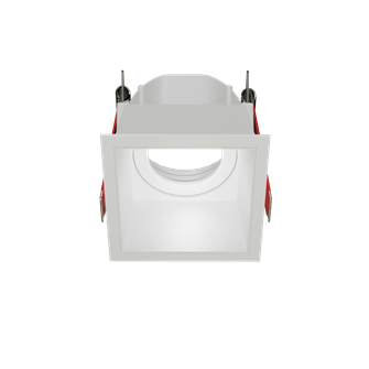 Рамка для модульного светильника FLEX 50 10 85х85х65 квадратная встраив. утопленная поворотная RAL9010 VARTON V1-R0-00435-10006-2000000