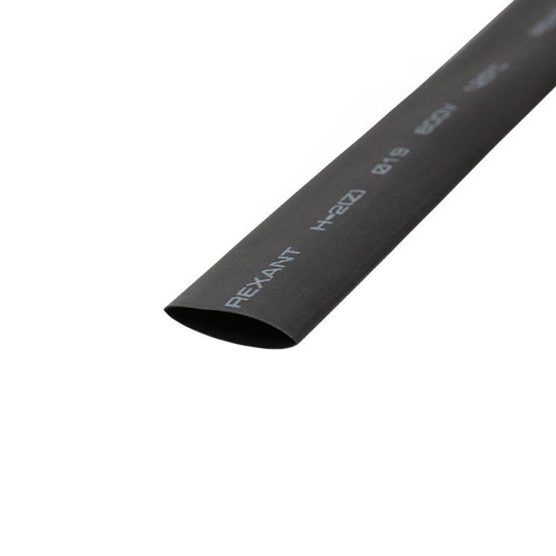 Трубка термоусадочная ТУТ нг 19.0/9.5 черн. 1м Rexant 21-9006