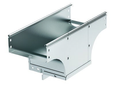 Ответвитель-переходник для лотка Т-образ. верт. TDSA 100х400 в комплекте с крепеж. эл. DKC 37608K