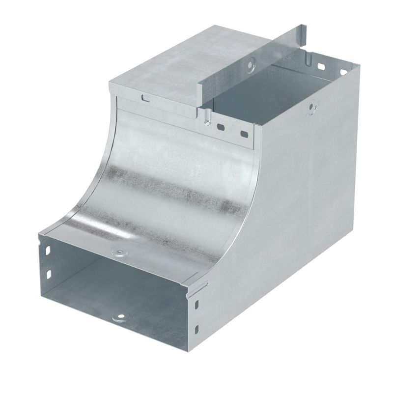 Угол для лотка вертикальный внутренний правый 90град. 500х80 CSSD 90 в компл. с крепежн. элемент. гор. оцинк. DKC 37047KHDZ