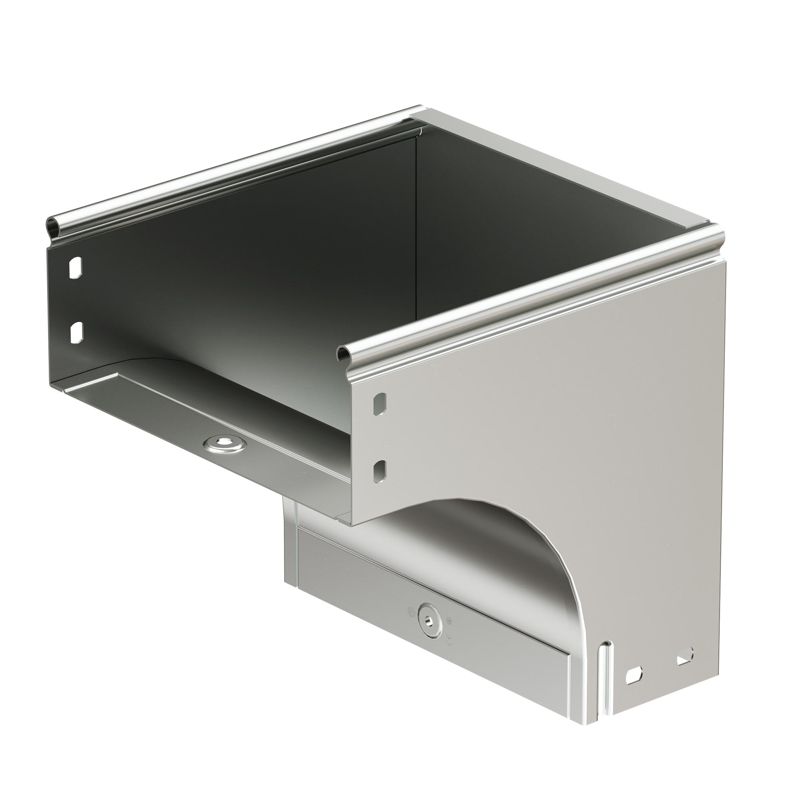 Угол для лотка вертикальный внешний 90град. 600х100 CDV 90 в компл. с крепежн. элемент. гор. оцинк. DKC 37478KHDZ