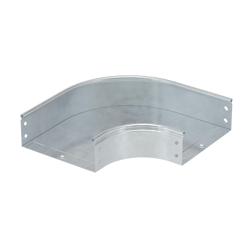 Угол для лотка горизонтальный 90град. 600х100 CPO 90 в компл. с крепежн. элемент. цинк-ламель DKC 36047KZL