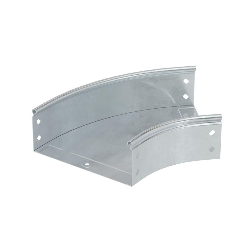 Угол для лотка горизонтальный 45град. 300х50 СРО 45 в компл. с крепежн. элемент. цинк-ламель DKC 36065KZL