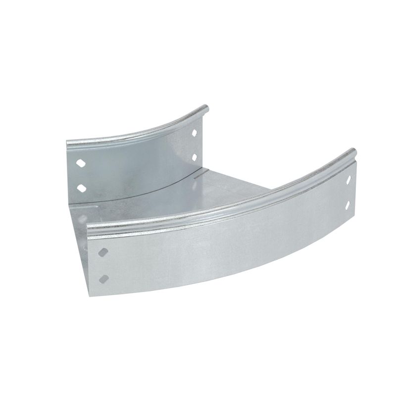 Угол для лотка горизонтальный 45град. 400х80 CPO 45 в компл. с крепежн. элемент. цинк-ламель DKC 36086KZL