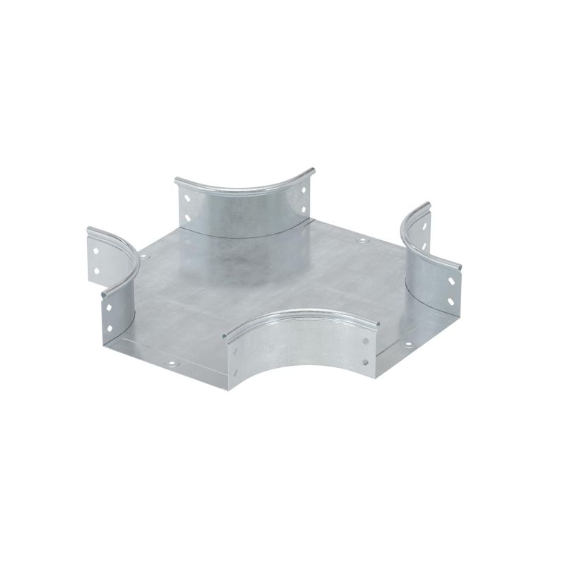 Ответвитель для лотка Х-образ. DPX 600х80 в комплекте с крепеж. эл. цинк-ламель DKC 36208KZL