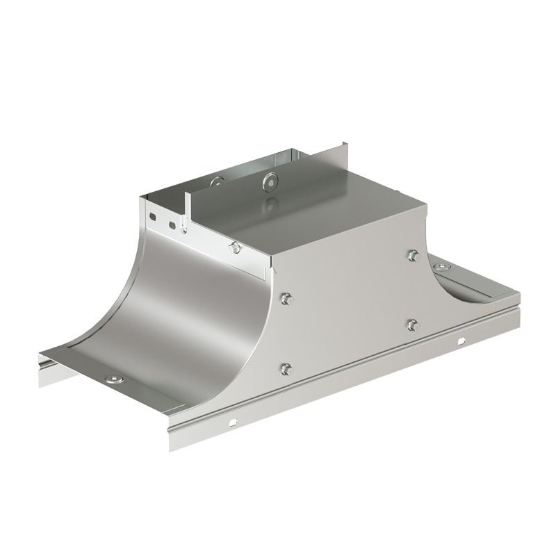 Крышка-ответвитель TSS (плоск) 150/80 в комплекте с крепеж. эл. DKC 37233KZL