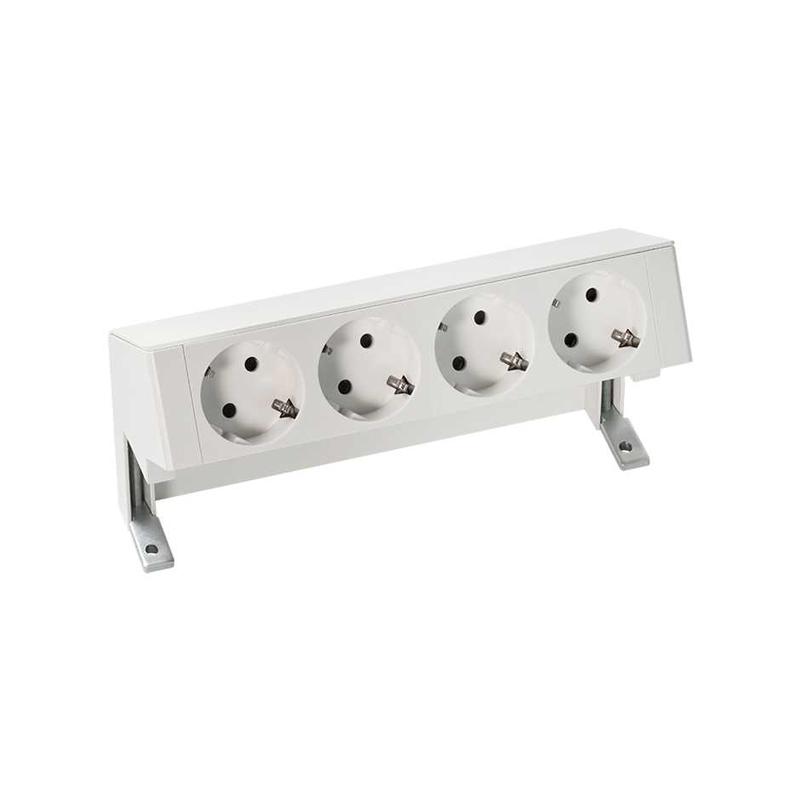 Блок розеточный настольный 4х2P+E бел. Simon 400 42404000-130