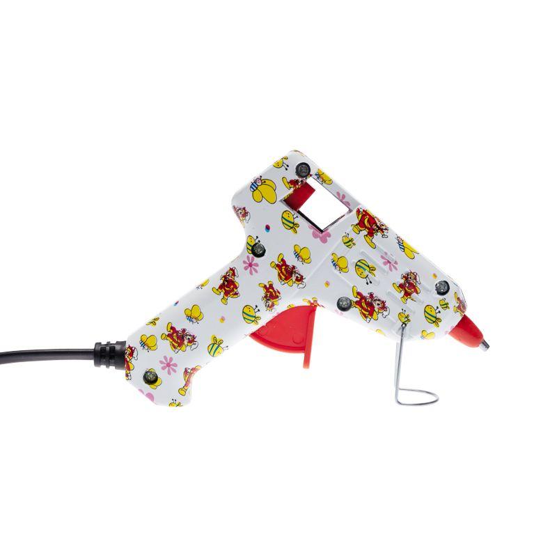 Пистолет клеевой 15Вт малый + набор цветных стержней (12шт) (блист.) Rexant 12-0112