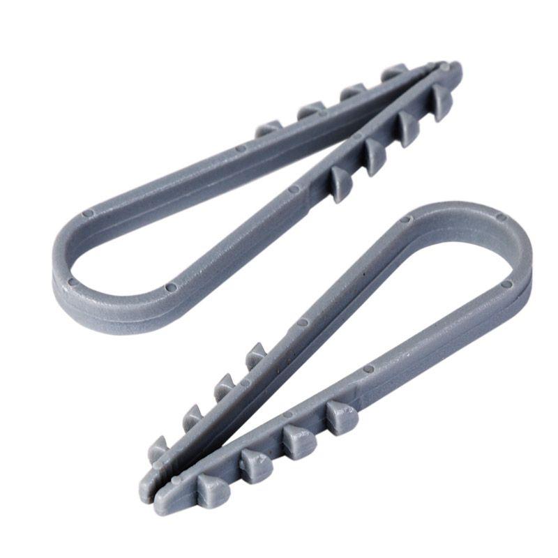 Дюбель-хомут 11-18 для круглого кабеля сер. (уп.100шт) PROCONNECT 07-4502-3