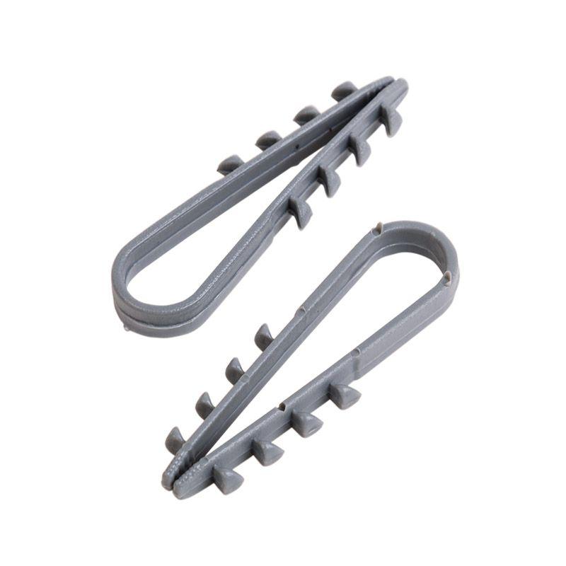 Дюбель-хомут 5-10 для круглого кабеля серый (уп.100шт) PROCONNECT 07-4501-3