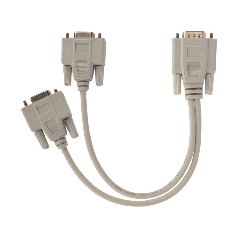 Переходник штекер VGA - 2 гнездо VGA (провод) сер. Rexant 17-6834