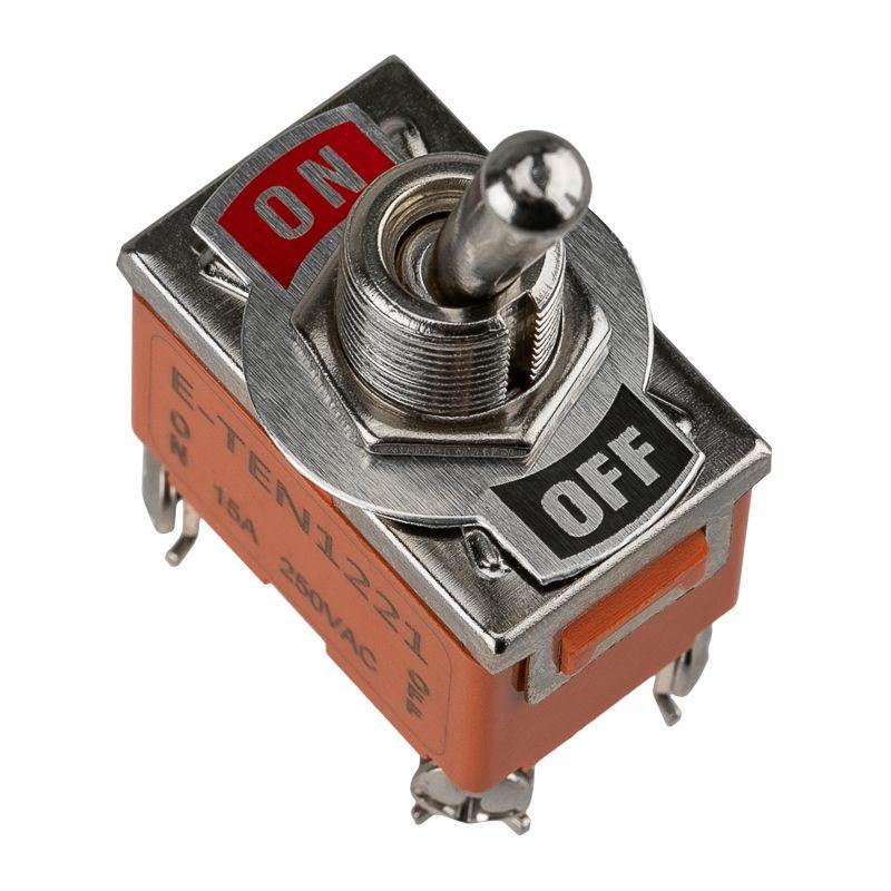 Тумблер 250В 15А (4c) ON-OFF 2п (KN-201) блист. Rexant 06-0326-B