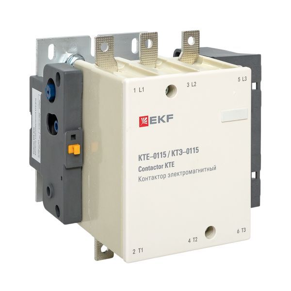 Контактор КТЭ 115А кат. 230В AC 1НО EKF ctr-b-115
