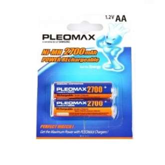 Аккумулятор AA/R6 2700мА.ч NI-MN ВР-2 (блист.2шт) Pleomax C0021943