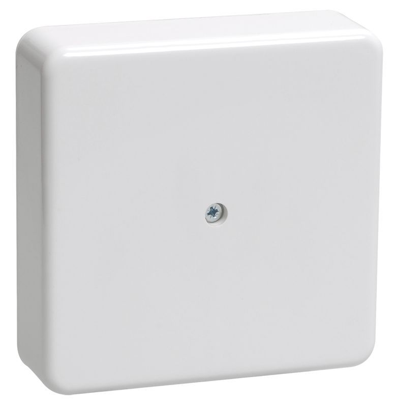 Коробка распаячная ОП КМ 100х100х44 бел. IEK UKO10-100-100-044-K01-E