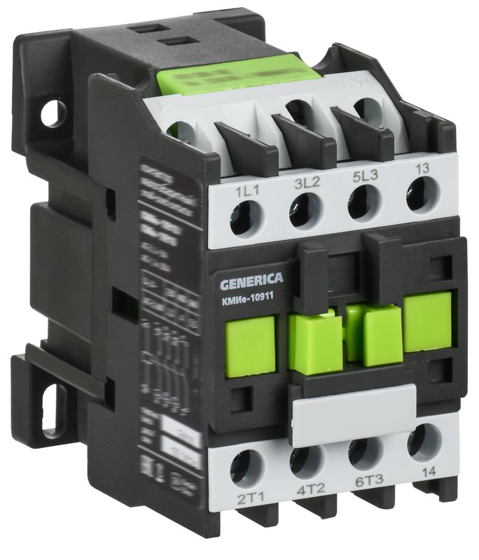 Контактор КМИе-10911 9А 230В/АС3 1НЗ GENERICA KKME11-009-230-01