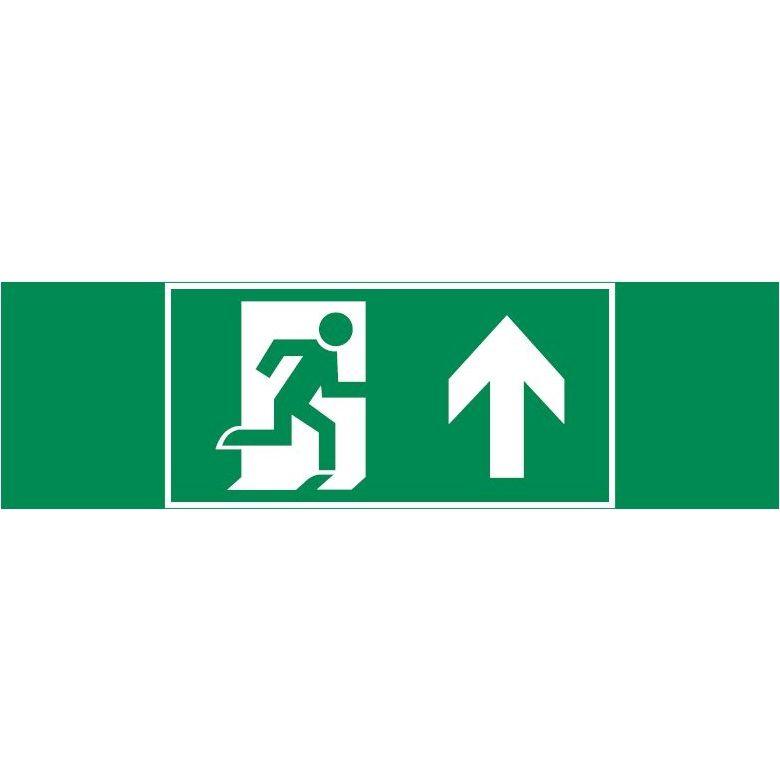 Знак "ФИГУРА / СТРЕЛКА ВВЕРХ" 310х90мм для аварийно-эвакуационного светильника Basic IP65 VARTON V5-EM02-60.002.016