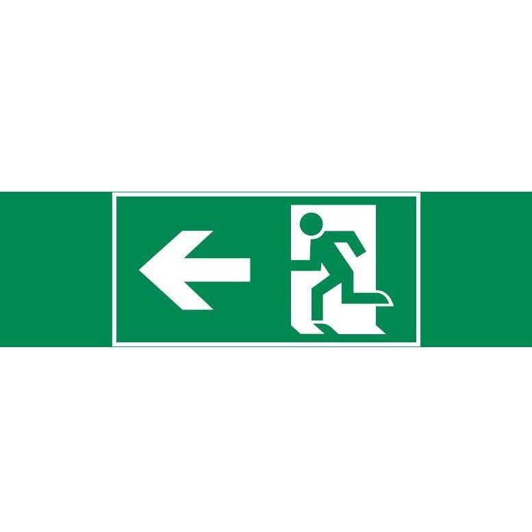 Знак "ФИГУРА / СТРЕЛКА ВЛЕВО" 310х90мм для аварийно-эвакуационного светильника Basic IP65 VARTON V5-EM02-60.002.019