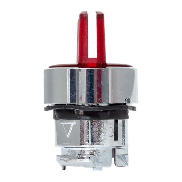 Механизм переключателя исполнительный ХB4 красн. на 2 положения с фиксацией с подсветкой с короткой ручкой PROxima EKF XB4BD2FL-R