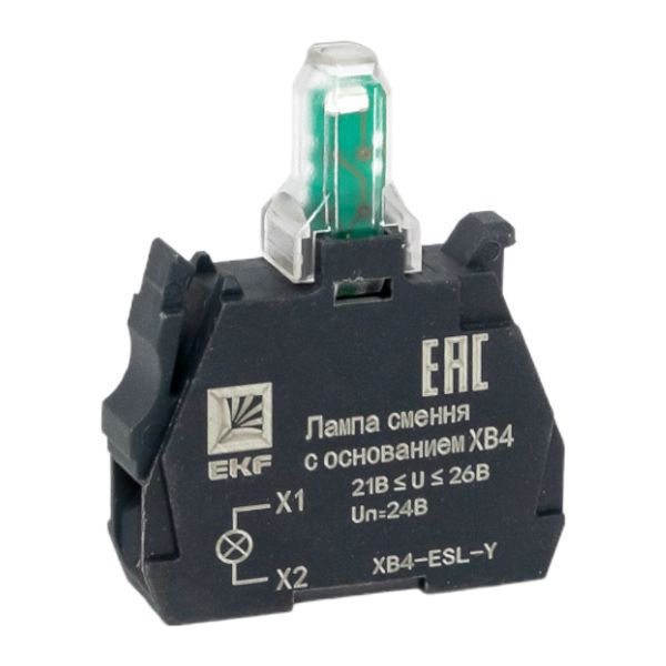 Лампа сменная с основанием XB4 желт. 24В PROxima EKF XB4-ESL-Y