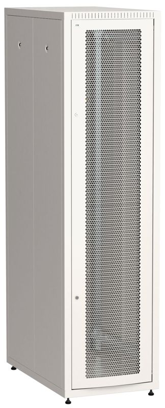 Шкаф сетевой LINEA E 47U 600х1000мм двери 2шт перфорир. и метал. сер. ITK LE35-47U61-PM