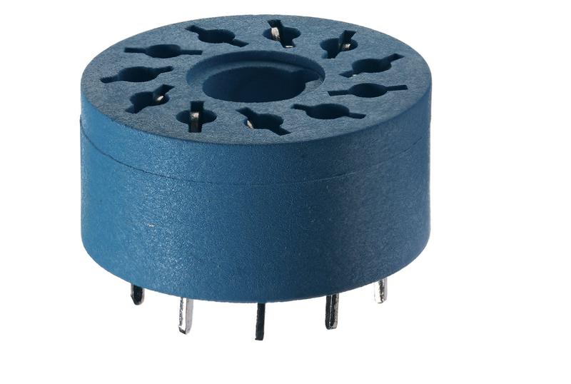 Розетка для монтажа на плате для реле 60.12 таймера 88.12 диаметр 17.5мм FINDER 90141