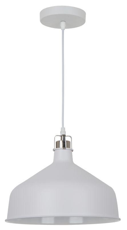 Светильник PL-425L С71 подвес. Amsterdam 1хE27 60Вт 230В бел.+хром Camelion 13031