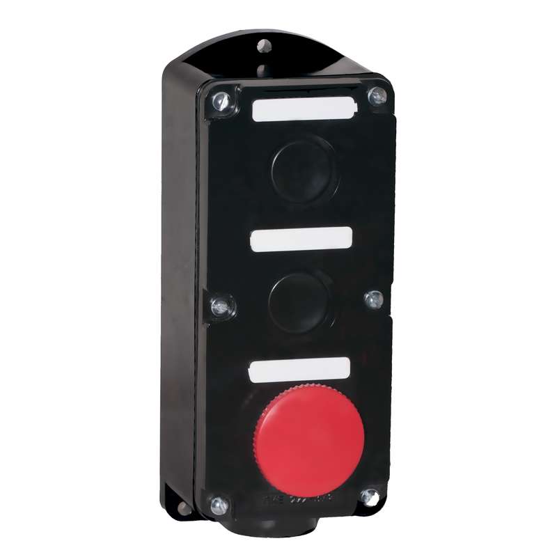 Пост кнопочный ПКЕ-222/3 красн. гриб. Электродеталь ПКЕ-222/3.2Ч.1К.ГР