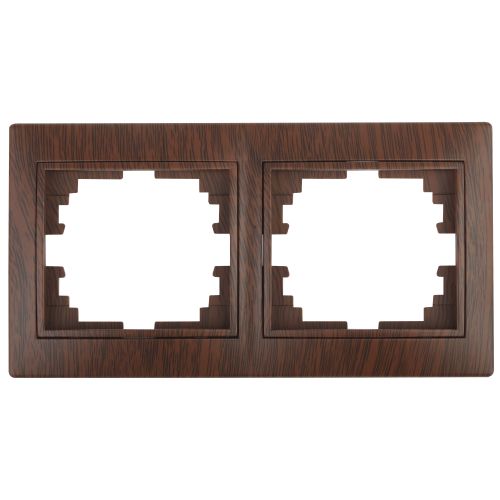 Рамка 2-м СП Plano 1-502-10 гор. венге Intro Б0030096