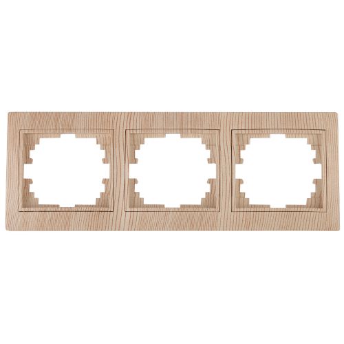 Рамка 3-м СП Plano 1-503-11 гор. сосна Intro Б0030101