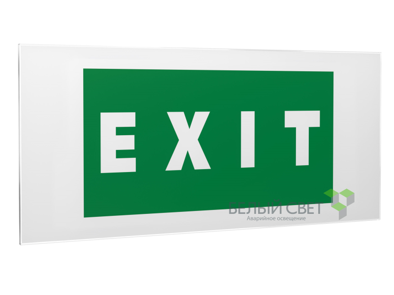 Знак безопасности PS-50206.E25"EXIT" Белый свет a13762