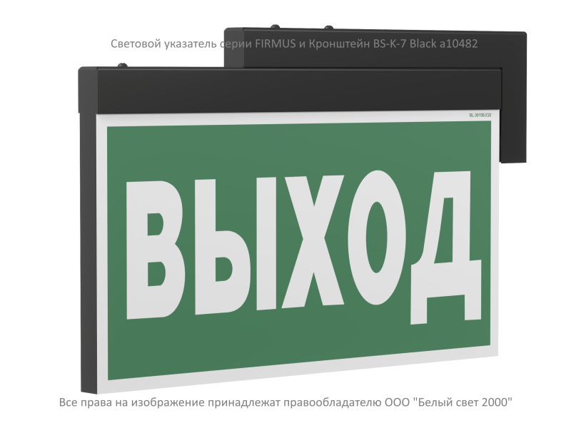 Указатель световой BS-FIRMUS-10-S1-ELON Black Белый свет a19357