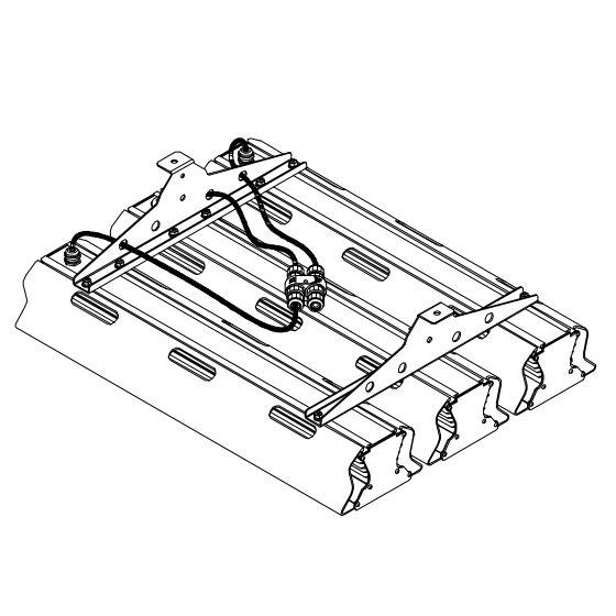 Кронштейн соединяющий КС 2х3 (2шт) Ардатов 1233000007