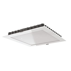 Светильник светодиодный DL-03 25Вт 4000К IP54/IP20 200х200х25 квадрат. встраив. аварийный автономный постоянного действия Teletest матов. бел. RAL9010 VARTON V1-R0-00342-10AT0-4402540