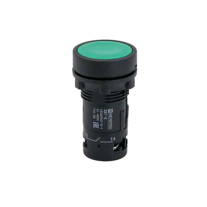 Кнопка плоская 1NO IP54 пластик MTB7-EA31 зел. ОВЕН 132682