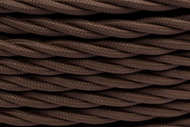 Провод ретро 3х1.5 матов. корич. (уп.10м) Bironi B1-434-72-10