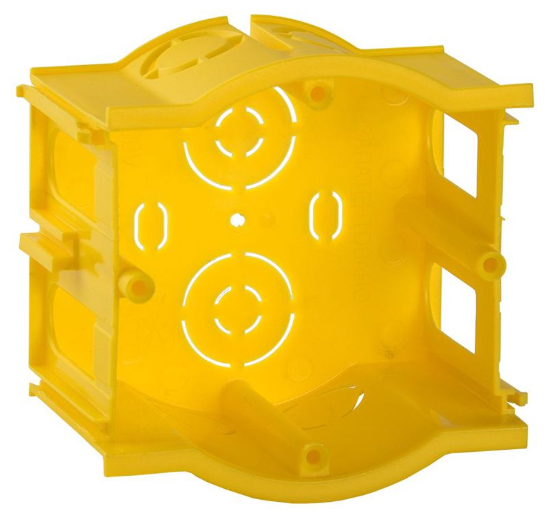 Коробка установочная С3 d68x45 для твердых стен (сборная проходная) (опт. уп) GENERICA UKT10-068-045-000-K0-N-UO