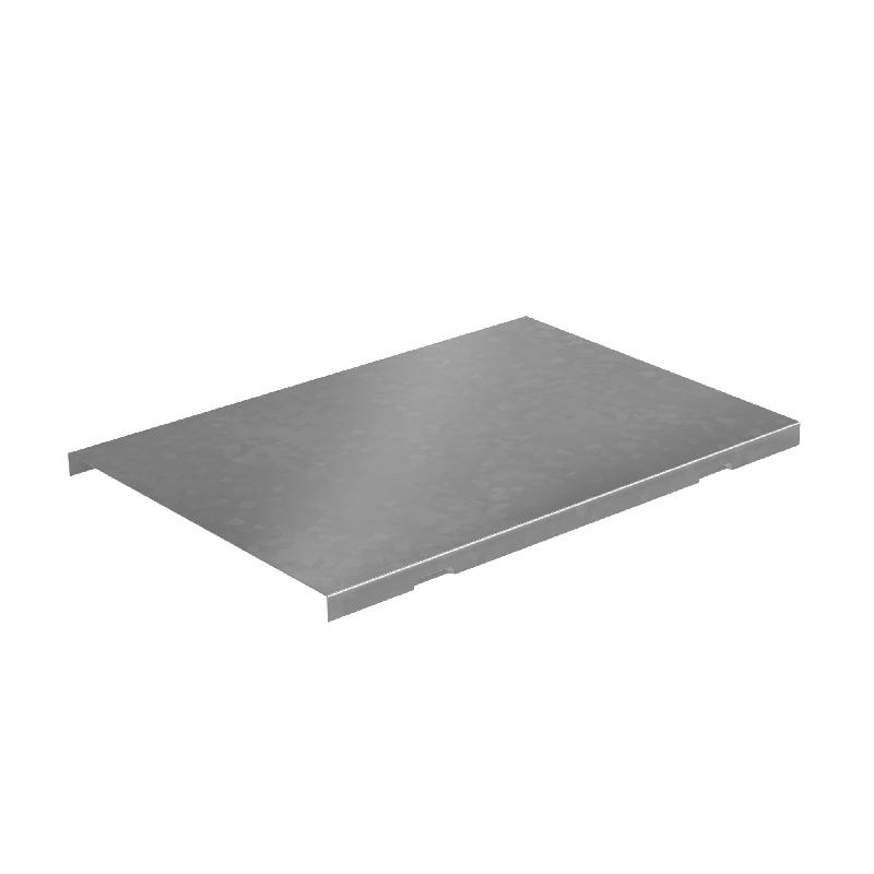 Крышка для угла вертикального внешн. с разворотом трассы на 90град. осн.400 сталь 1мм "ПЛЮС" KVLPDplus90-400 HD КМ PL3820