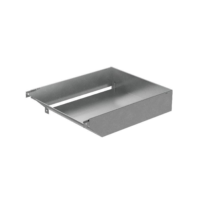 Угол для лотка вертикальный внешний левый с разворотом трассы на 90град. 600х50 сталь 1мм "ПЛЮС" VLPDplus90-50-600-L HD КМ PL3792