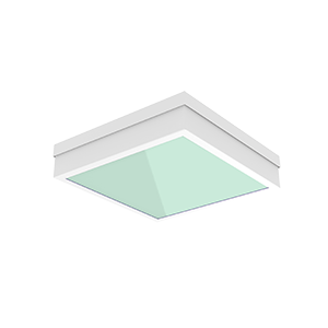 Светильник светодиодный C490/UGL 38Вт 4000К CRI90 IP54 295х295х70 медицинский встраив./накладной аварийный автономный постоянного действия рассеив. закал. стекло VARTON V1-C0-00597-20G07-5403840