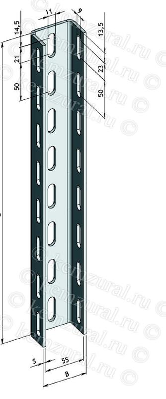 Стойка кабельная СТ-300-3 цУТ1.5 гор.цинк КЭМЗ 473 553008 19