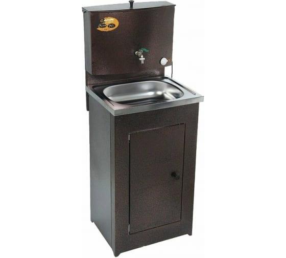 Умывальник дачный ЛЮКС с подогревом нержавеющая мойка медь Вихрь 74/4/2