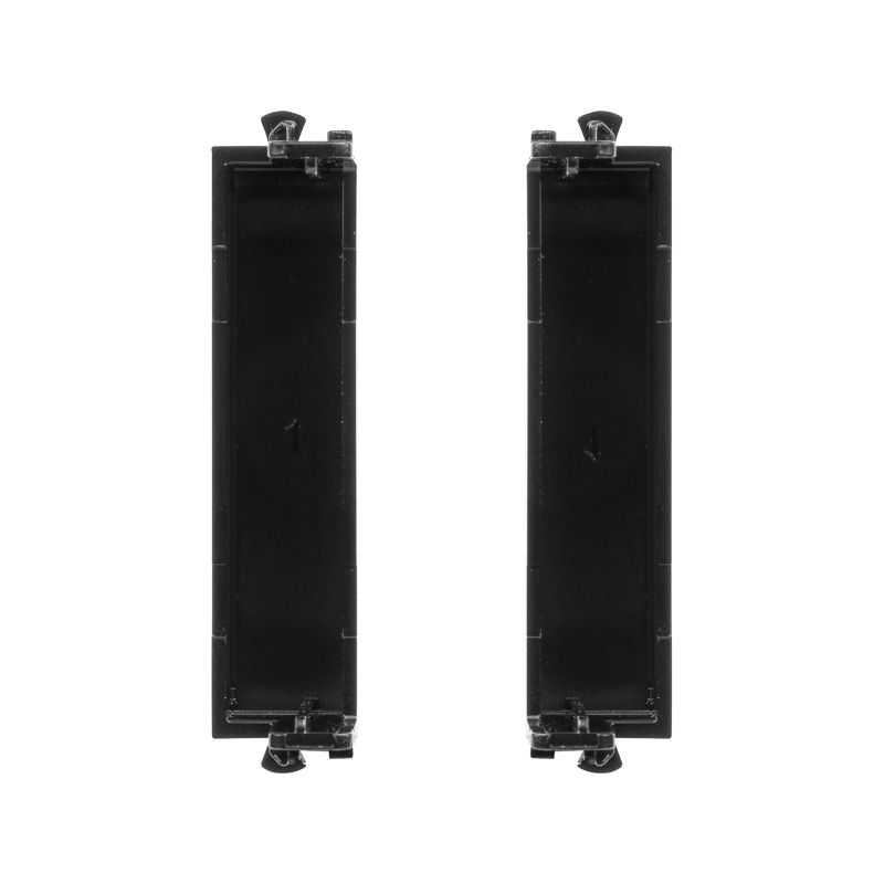 Комплект модульных заглушек "Avanti" "Черный квадрат" 0.5 модуля (уп.2шт) DKC 4402995