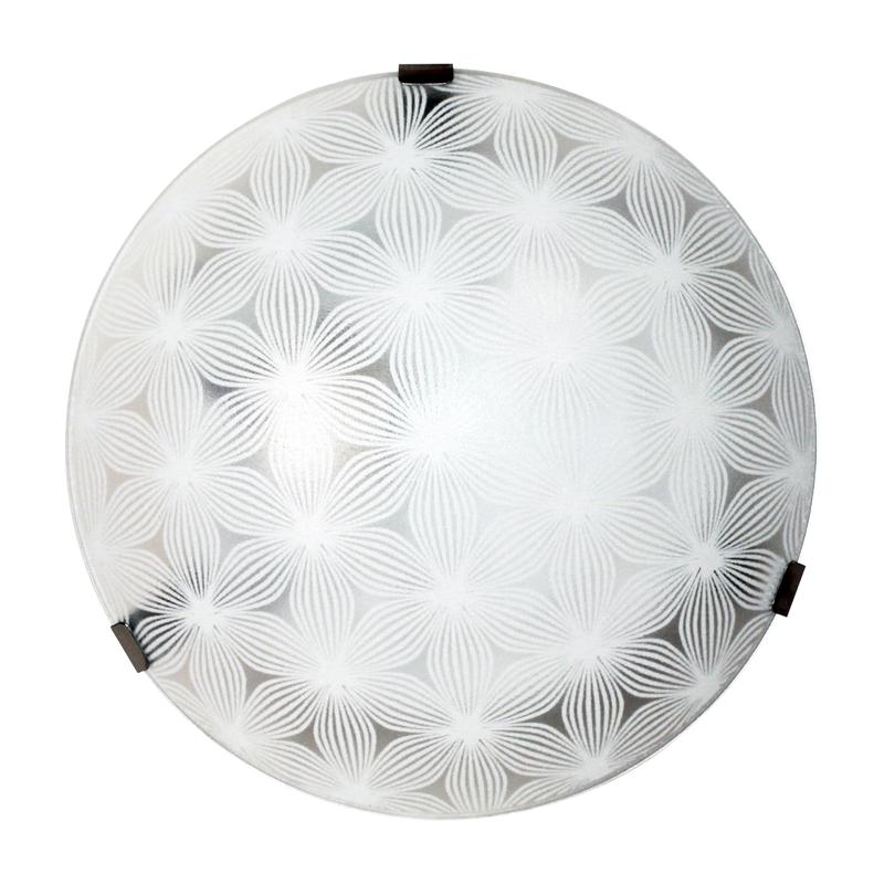 Светильник НПБ 01-60-130 М15 "Васильки" 250 матов. бел./клипсы штамп метал. (инд. упак.) Элетех 1005209262